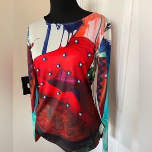 Culito from Spain brand cherry top size large long sleeved